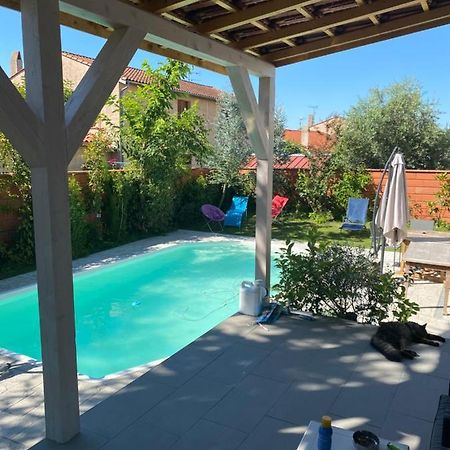 Cugnaux Toulouse Metropole Ouest Chambre Privee De Luxe - Sdb Wc Privee Terrasse Piscine Aqua Bike מראה חיצוני תמונה